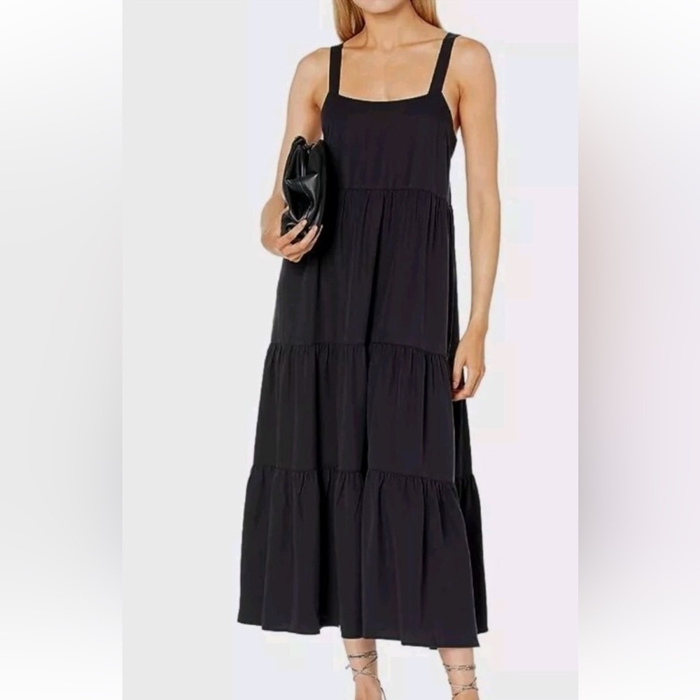 The Drop Women's Britt Tiered Maxi Tent Dress SIZE Large I#141